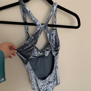 Crushed Velvet Aerie Bodysuit